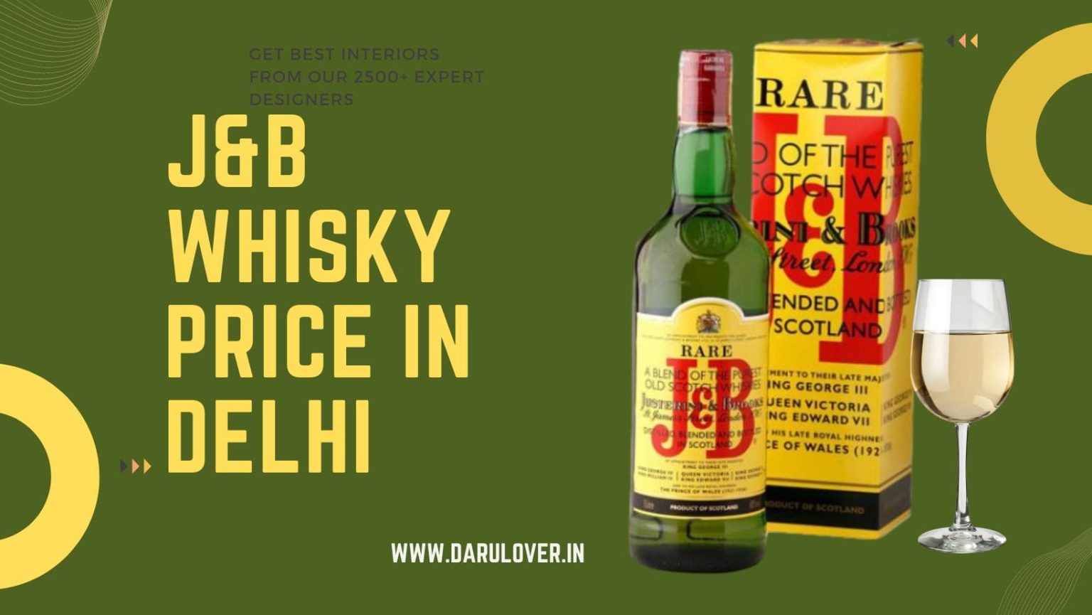J&B Whisky Price in Delhi (Updated 2024) darulovers